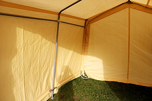 Bestmart Inc 10x15ft Heavy Duty Beige Carport Portable Garage