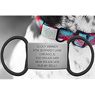 The Pet ID 19mm Slate Black Jingle Free Peace of Mind