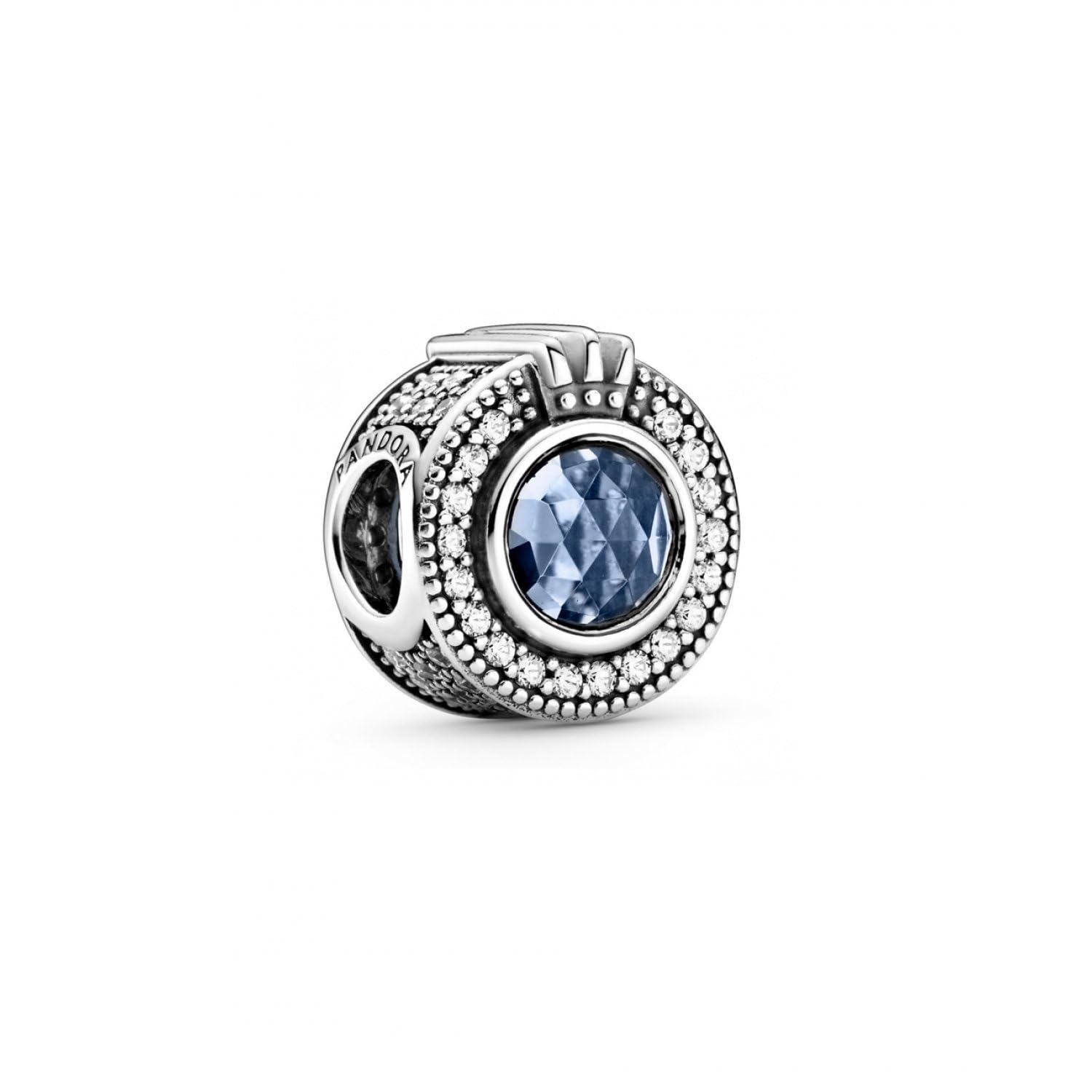 Pandora Sparkling Blue Crown O charm 799058C01