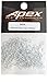 Apex RC Products 1/10 Medium RC Car/Truck/Buggy Galvanized Steel Body Clips - 100 Pack 4026