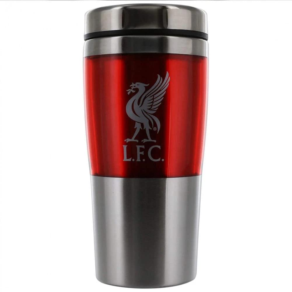 Liverpool Fc Metal Thermal Travel Mug Coffee Tea Soup Cup