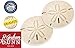 Sand Dollar Seashell Coastal 2.75 x 2.75 Absorbent Ceramic Car Coasters Pack of 2