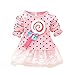 Weixinbuy Baby Girl Cotton Long Sleeve Polka Dot Lollipop Skirt