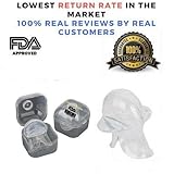 Health In Shape Anti Snoring Solution Stop snoring Tongue Retainer - FDA APPROVED Sleep Aid retaining device anti snore mouthpiece devices mouth anti-snore aids for men and women