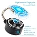 Micalock Biometric Smart Padlock Fingerprint Bluetooth Keyless Unlock IP65 Waterproof New Generation (Black)