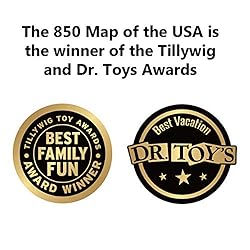 Re-marks Map of The USA 850 Piece Puzzle with Mini