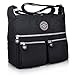 Crossbody Bags for Women,ZYSUN Casual Messenger Purses and Handbags Shoulder Bag (Black-B)