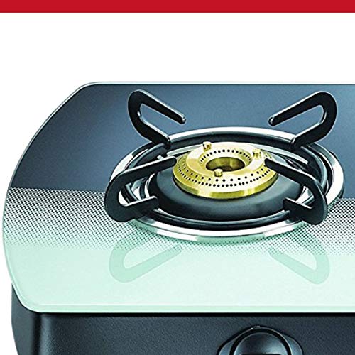 Prestige Premia Glass 3 Burner Gas Stove (Black and White) Buy Online