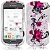 For Samsung©Galaxy Exhibit T599 Hard Design Cover Case Purple Lily Accessory