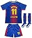 Necmys Youth Sportswear Barcelona Neymar 11 Kids Home Soccer Jersey/Shorts Socks Set