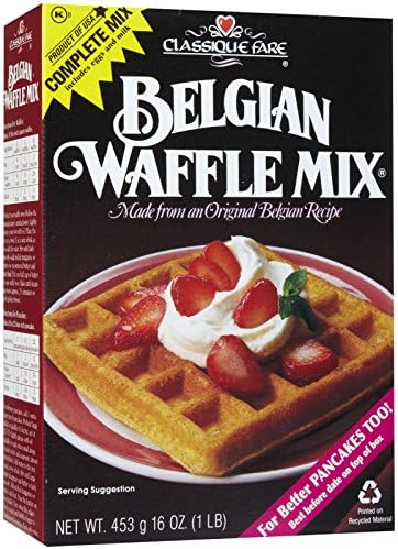 Classique Fare Belgian Waffle Mix, 16 oz