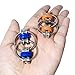 SENQIAO (Pack of 2) Flippy Chain Fidget Toy Stress Reducer EDC Fidget Chain - Perfect for Adult and Children (Blue&Orange)