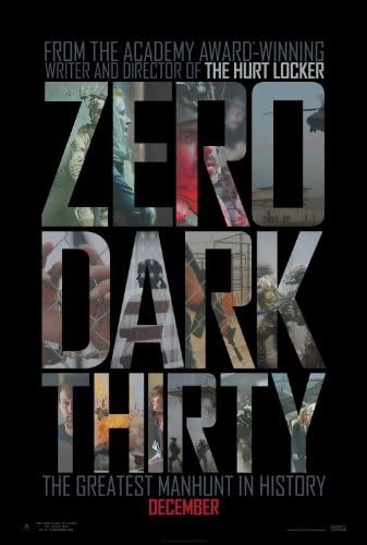 Zero Dark Thirty Advance B Original Movie Poster Double Sided 27x40