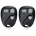 KeylessOption Key Fob Replacement for 1996 1997 1998 1999 2000 2001 2002 Buick Cadillac Chevrolet GMC Oldsmobile Pontiac Keyless Entry Remote Control, 3-Button 16245100-29 - 2 Pack