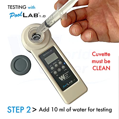 PoolLab 1.0 Digital Pool Water Test Kit, Bluetooth, Powerful App