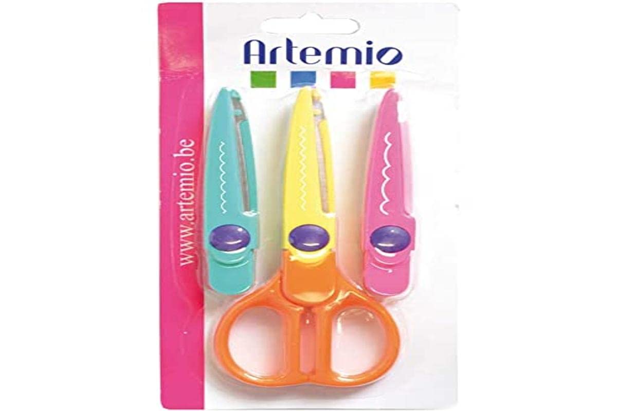 Artemio Model 1 Craft Scissors with Interchangeable Blades, Orange