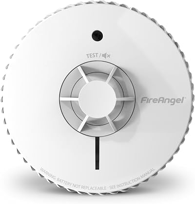 Fireangel FA6720-R Heat Alarm Kitchen 10 Year Battery BS 5446-2 Certified White