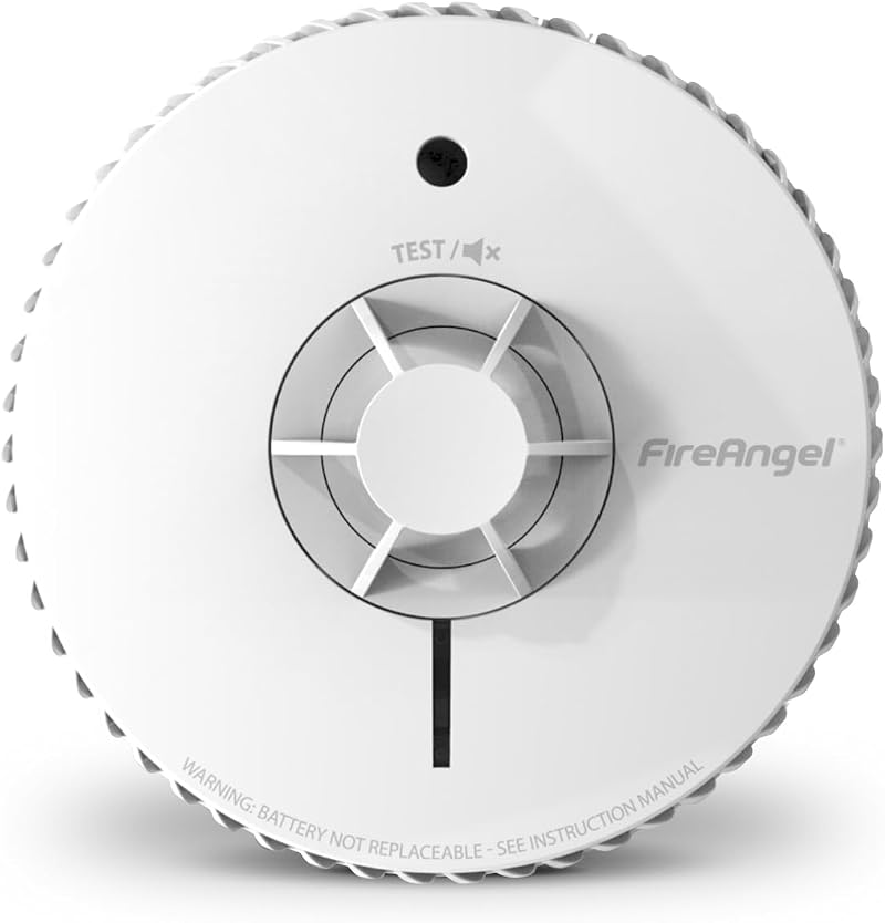 Fireangel FA6720-R Heat Alarm Kitchen 10 Year Battery BS 5446-2 Certified White