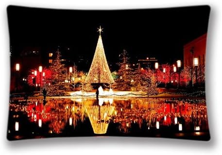 20x36inch Pillow Protector Christmass Pillow Cover Home Decorative Kids Gift Pillow Cushion Cover(Twin Sides)