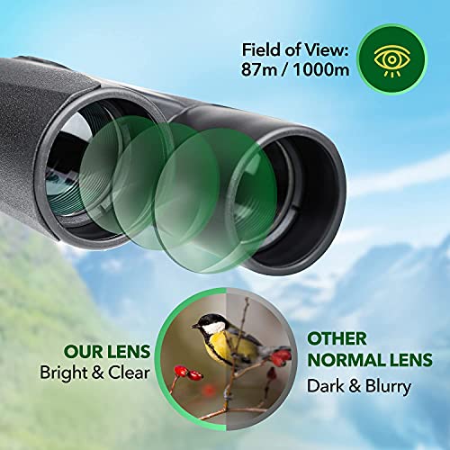 Starscope Binoculars 10X42 HD Long Range Binoculars for Hunting, Bird