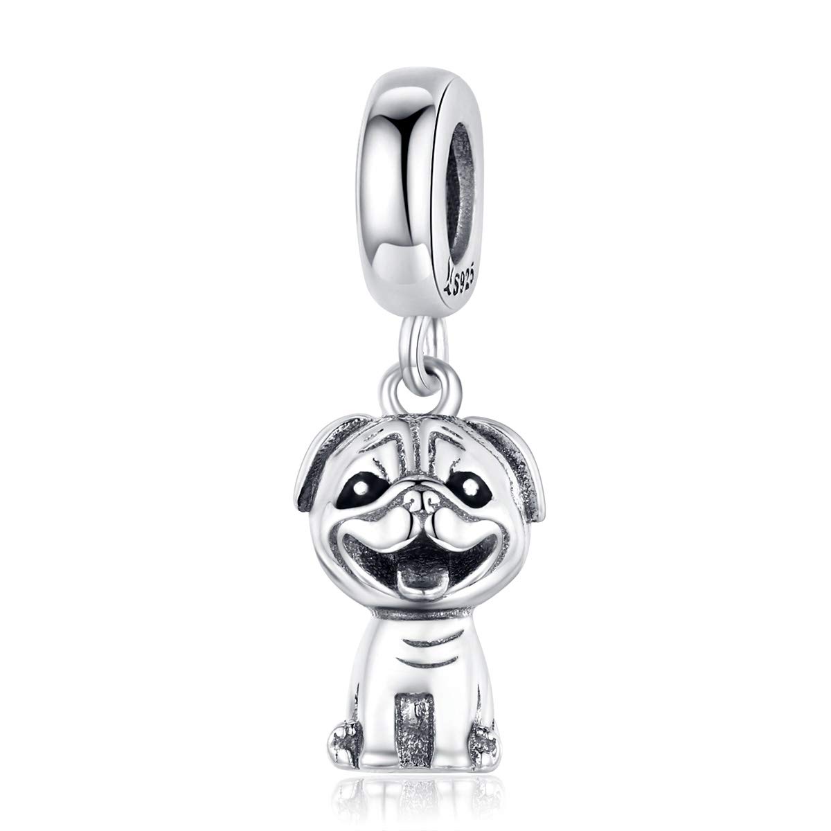 Bijoux Blu Animal Pet Dog Bako Pendant Charm fit Original Women Silver 925 Bracelet or Necklace 3D Design DIY Jewellery