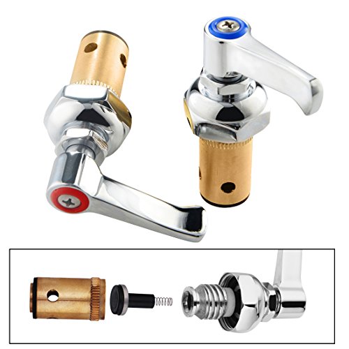 MS Deck Mount Single Hole Double Handle Pull out Spray Commercial Pre Rinse Faucet With Pot Filling Add On Spout (MS-5801BDP) - Thumbnail 4