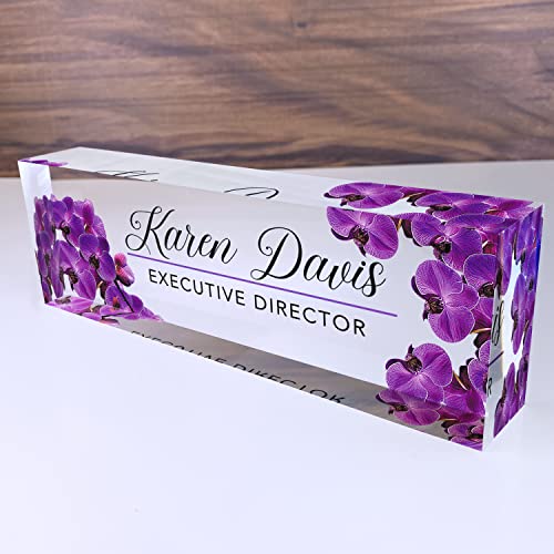 Artblox Office Desk Name Plate Personalized Custom Name Plates for