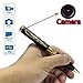 Mengshen Mini Spy Pen HD 1280x960P Video Hidden Camera Camcorder Recorder Cam, Executive Style Ballpoint Pen, Works Easily For PC/Mac MS-HC01H (Color Golden)