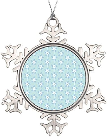 Silently Toy Large Christmas Tree Snowflake Ornaments Decorative Xmas Snowflake Ornament