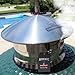 SmokeWare Vented Chimney Cap – Compatible with The Big Green Egg, Stainless Steel Replacement Accessory