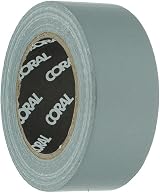 CORAL Endurance 71360 Duct Gaffer Cloth Tape Silver High Strength 1 inch 10M