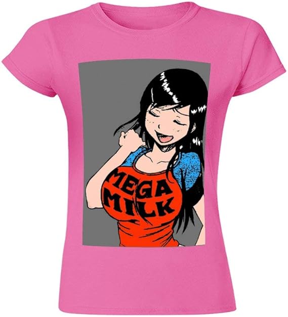 Amazon メガミルク Tシャツ レディース 綿半袖 おしゃれ プレゼント カジュアル T 軽量 柔らかい 快適な 夏服 シャツ カジュアル スポーツ オシャレ 夏季対応 Pink Style6 L Tシャツ カットソー 通販