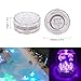 Submersible LED Lights 10 RGB LEDs 16 Colors Changing Waterproof Underwater Lights Multi Color Battery Powered with IR Remote Controller for Aquarium, Vase Base, Pond, Swimming Pool, Garden, Party