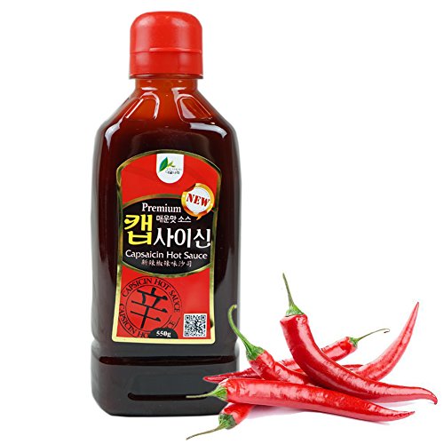 ROM AMERICA Korean Chili Capsaicin Sauce Hot Spicy Dressing Liquid Type 캡사이신 액상 550g