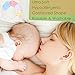 Organic Bamboo Nursing Breast Pads – Reusable Breastfeeding Pads, Washable Nursing Pads, Contoured, Waterproof, Maternity Bra Pads, Pack of 14, with Laundry Bag