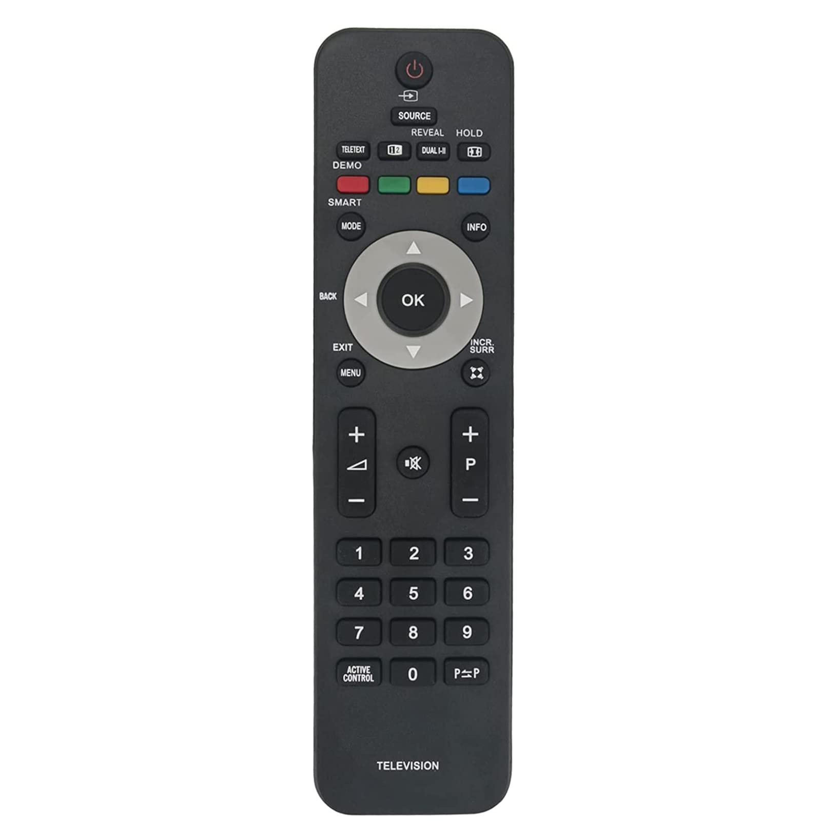 VINABTY RC2143604/01 Replacement Remote Control Compatible with Philips TV 32PFL7862D 32HF9385D/10 32PFL5403D/10 32PFL7403 42PFL5403 42PFL5603 42PFL7403D 42PFL9703D 42PFL9703D/79 47PFL5603 19PFL3403D