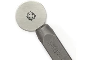 ImpressArt - Sun Metal Stamp, Nature Steel Punch for Unique Designs, Crafts & DIY Projects (6mm)