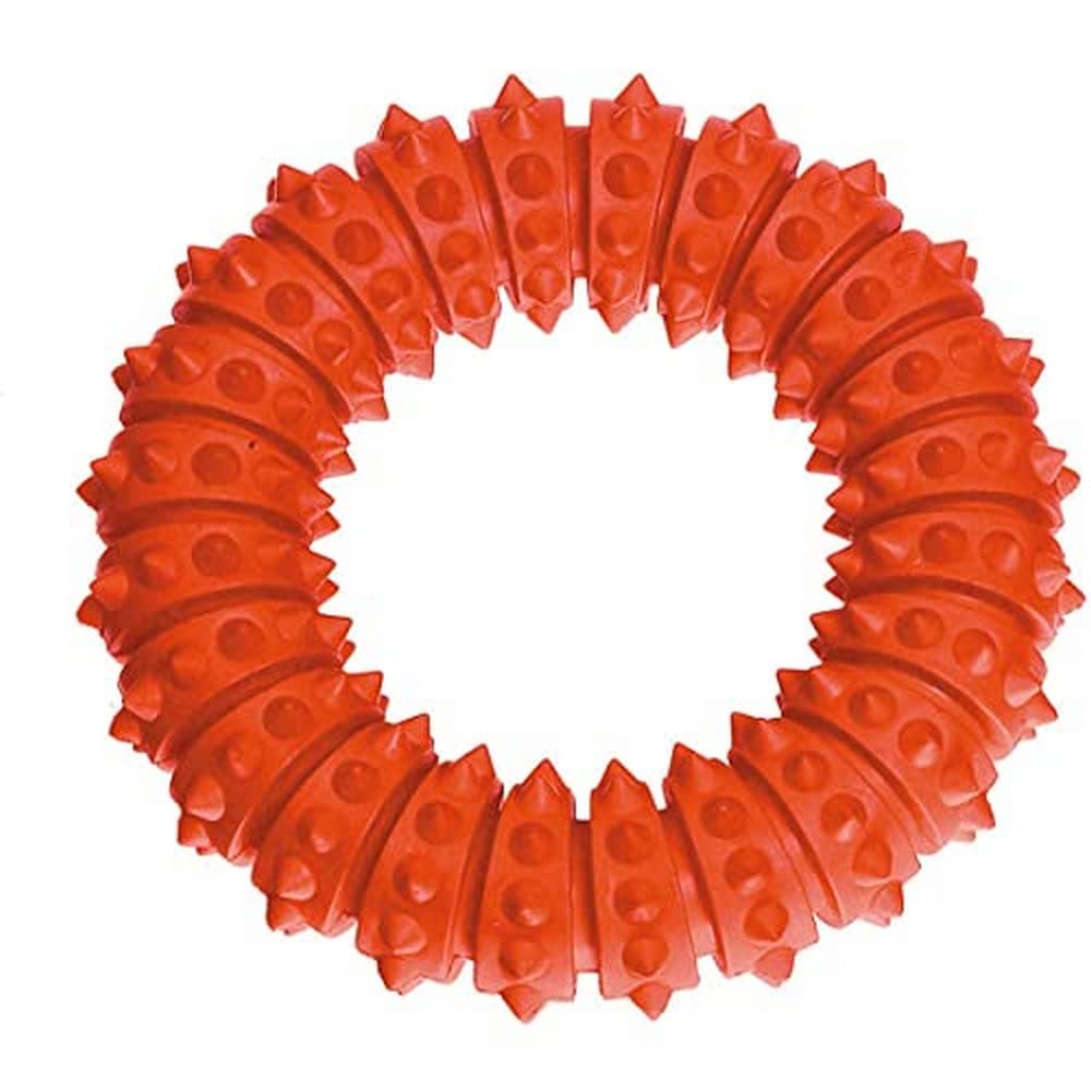 Karlie Boomer Rubber Aqua Ring, Small, Orange
