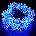 Qedertek Cherry Blossom Solar String Lights, 22ft 50 LED Waterproof Christmas Decorative Lighting for Indoor/Outdoor,Patio,Lawn,Garden,Christmas, and Holiday Festivals Decorations (Blue)