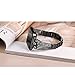 bayite Metal Bands Compatible with Fitbit Versa/Versa 2, Bling Bracelets with Rhinestones Woman Girls, Black