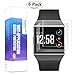 Fitbit Ionic Screen Protector, [6-Pack] PLESON [Case Friendly] [Full Coverage] [Bubble-Free][No Lifted Edges] Wet Applied HD Film Clear Screen Protector for Fitbit Ionic Watch