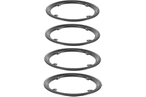 VICASKY 4pcs Bike Chainring Guard Cover Bicycle Crankset Protector 42 Teeth Plastic Chainring Guard for Road