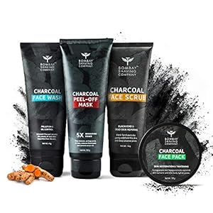 Bombay Shaving Company Charcoal Facial Starter Kit, Black, 200 g