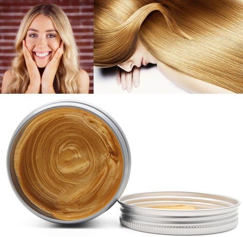 SAISZE Wax Mud Dye Cream for Man and Woman,4.23 oz (GOLD)