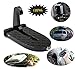 1byhome Car Door Step Vehicle Doorstep Folding Ladder Foot Pegs Easy Access to Car Rooftop with Safety Hammer for Jeep Car SUV