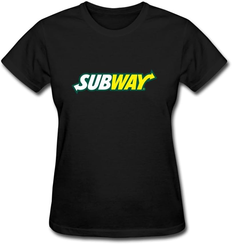 ZHENGXING Women's Subway Logo Catering Short Sleeve T-Shirt XXL ColorName