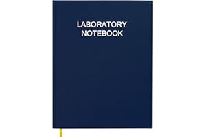 TUUN FUPLAN Lab Notebook/Laboratory Notebook - (.25" Grid Format), Laboratory Notebook Quad Ruled Science Lab Book with Grid Pages: Table of Contents for Chemistry, Physics, Biology, 8" x 10", Blue
