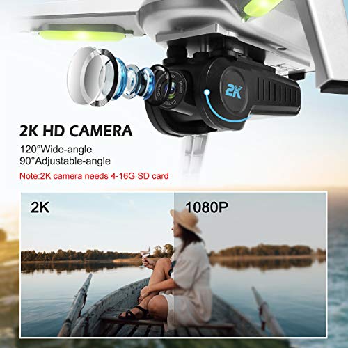 40mins(20+20) Long Flight Time Drone for Adults,JJRC Drone with 2K FHD Camera Live Video, 5G WiFi FPV GPS Return Home… - Image 3