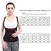 Xintorch Women Neoprene Sauna Sweat Waist Trainer Vest for Weight Loss Gym Workout Body Shaper Tank Top Shirt Black