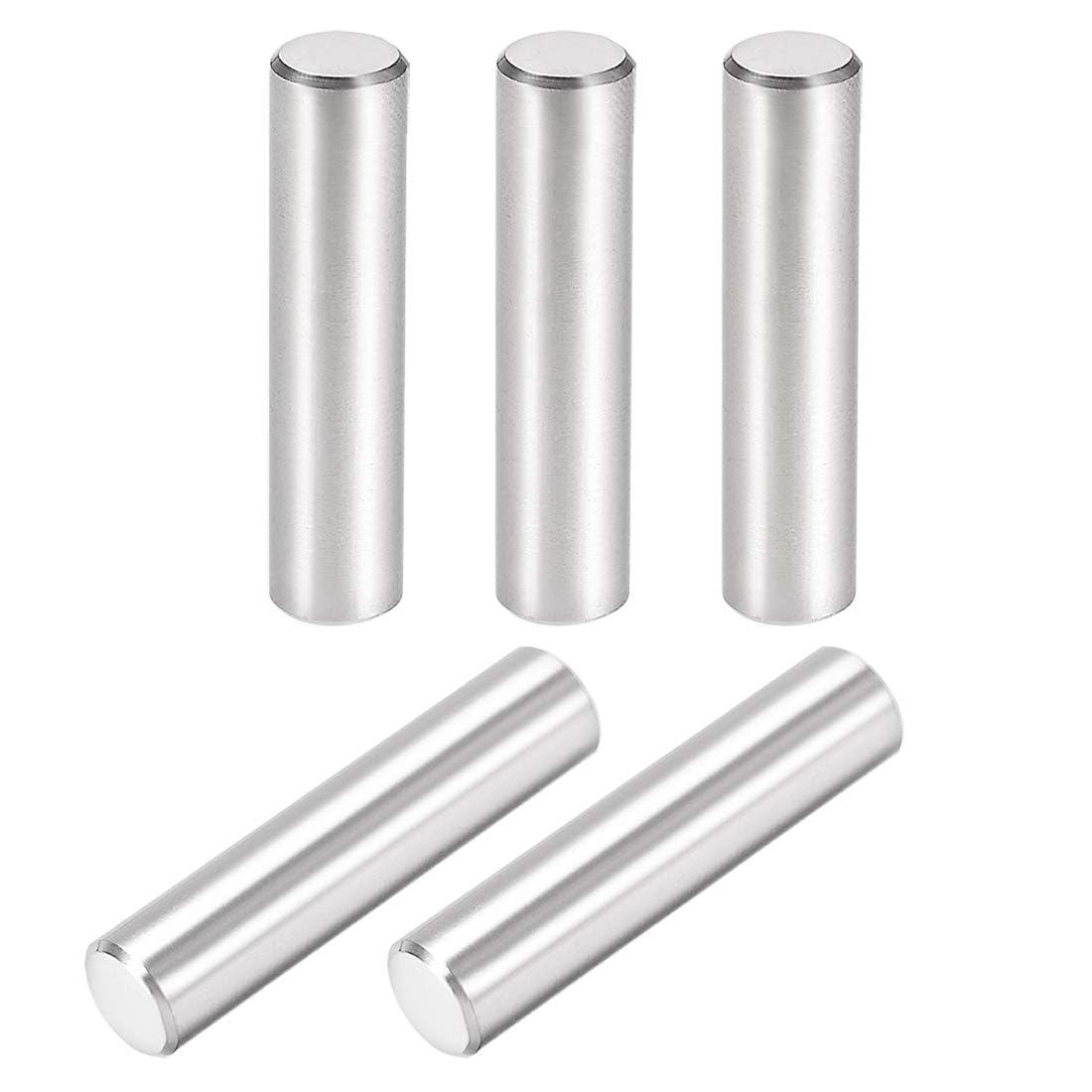 TA-VIGOR 5Pcs 8mm x 40mm Dowel Pins, 304 Stainless Steel Shelf Support Cylindrical Pin Pegs Shelf Support Pegs Fasten Elements for Furniture, Cabinets, and Mechanical Applications